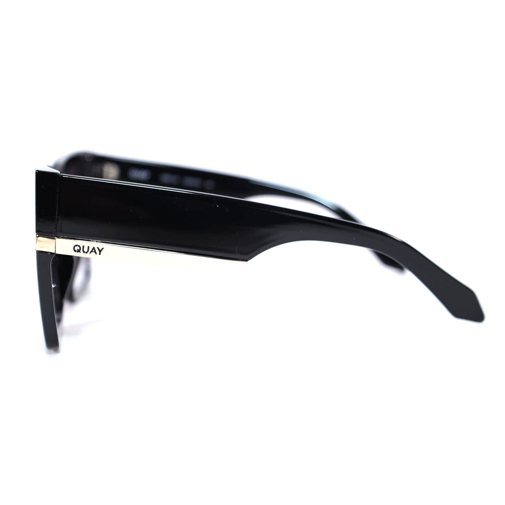 Quay Australia NOTORIOUS Oversized Womens Sunglasses - Black/Smoke - NWT - Picture 4 of 11